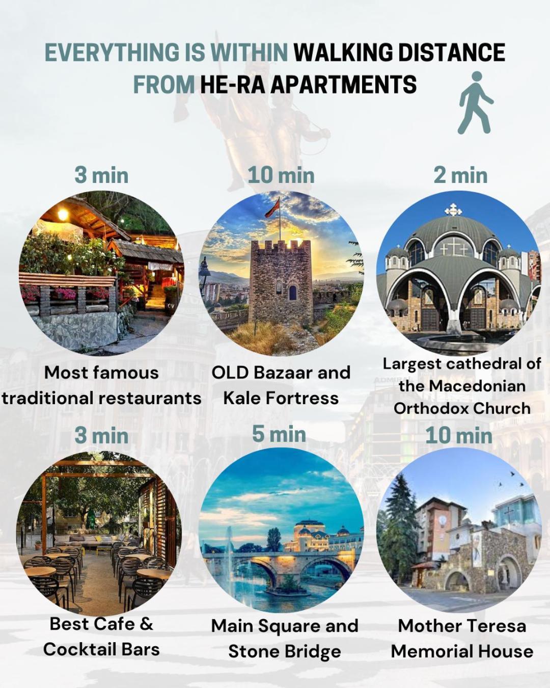 He-Ra Apartments With Free Parking Skopje Bagian luar foto